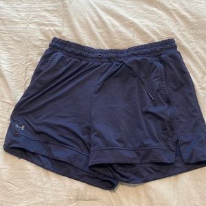 Navy Under Armour shorts
